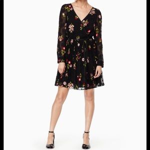 Kate Spade In Bloom Chiffon Dress